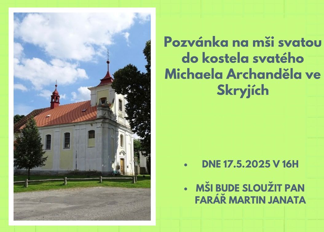 Mše v kostele Archanděla Michaela