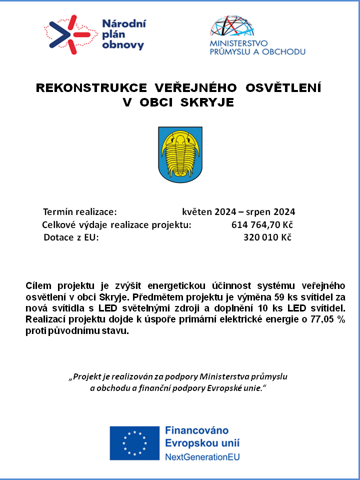 Rekonstrukce veřejného osvětlení