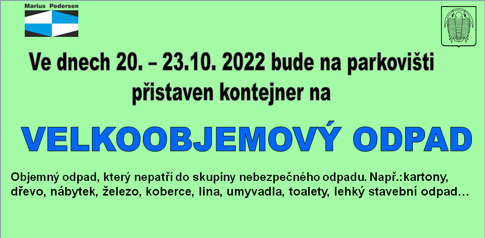 NEBEZPEČNÝ  A VELKOOBJEMOVÝ ODPAD